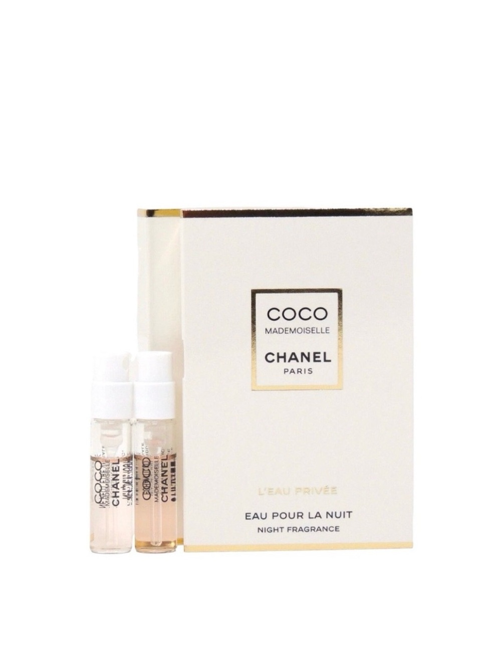 CHANEL Coco Mademoiselle L’Eau Privée 2pc Travel Spray Sample Set